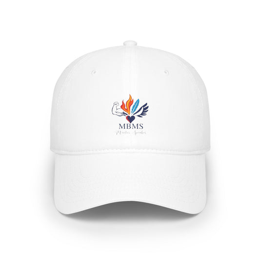 Stylish Low Profile Baseball Cap with MBMS Design, Casual Hat, Everyday Wear, Gift for Sports Lovers, Custom Cap